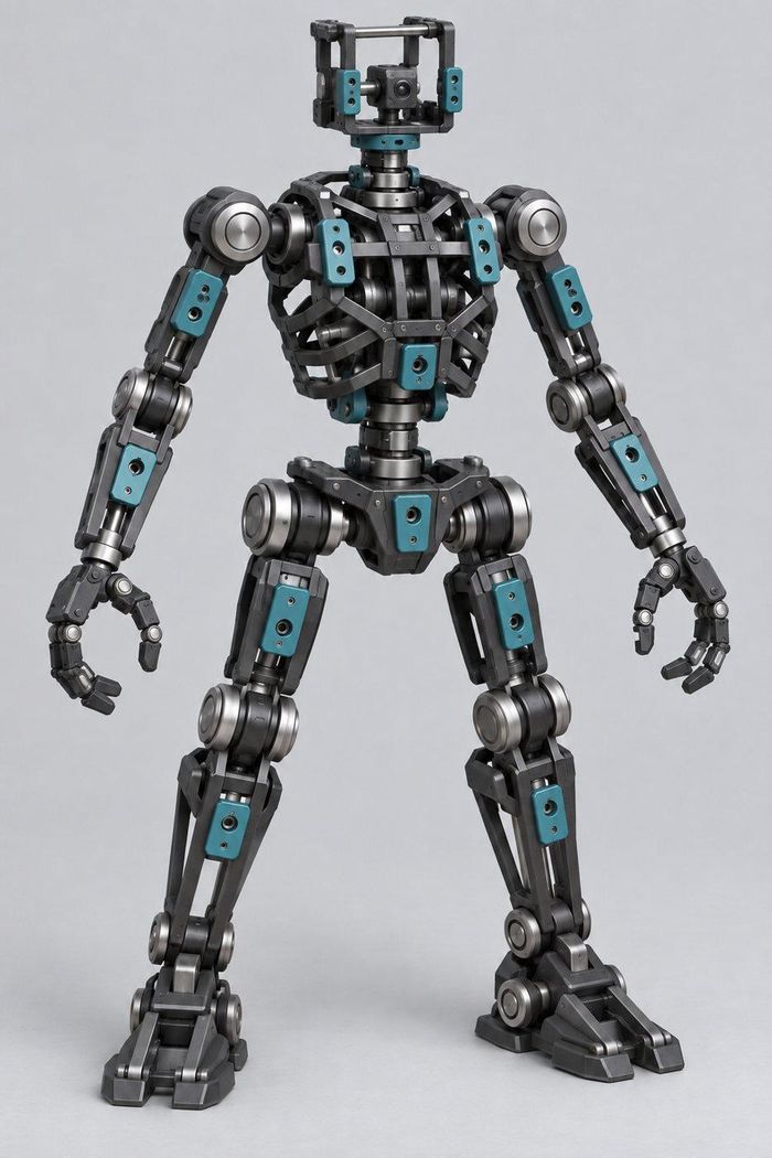 Esqueleto modular do Nox, de frente